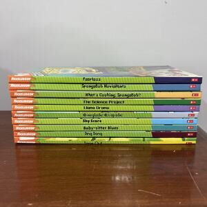 Nick Zone Lot of 10 Nickelodeon Scholastic HB 2003 Sponge Bob Rugrats Neutron